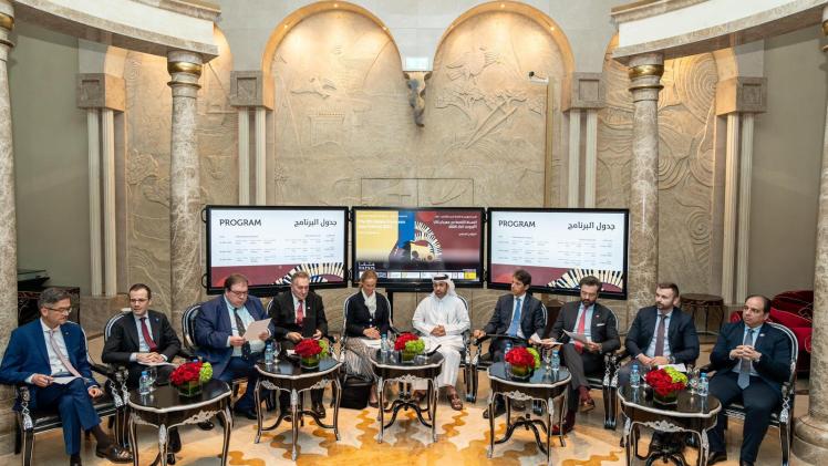 جانب من المؤتمر الصحفي