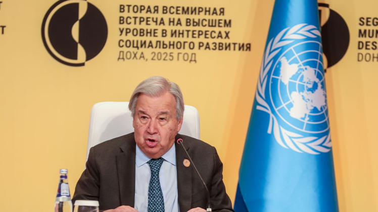 الأمين العام للأمم المتحدة أنطونيو غوتيريش