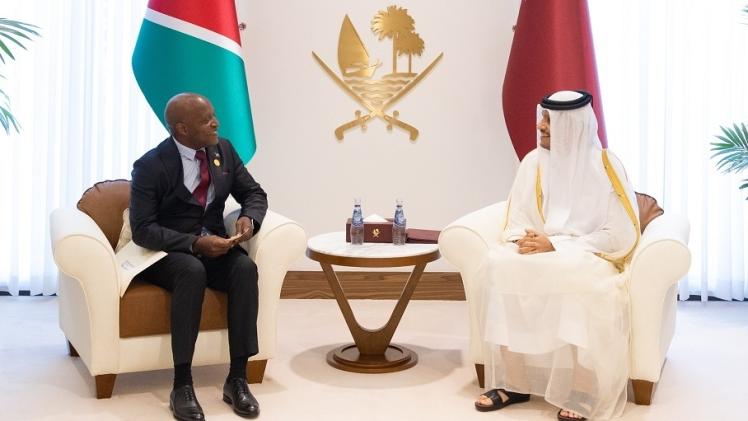 معالي رئيس الوزراء تسلم الرسالة من نظيره في ناميبيا