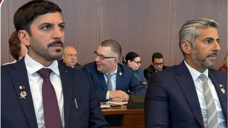 جانب من المشاركة القطرية في الندوة