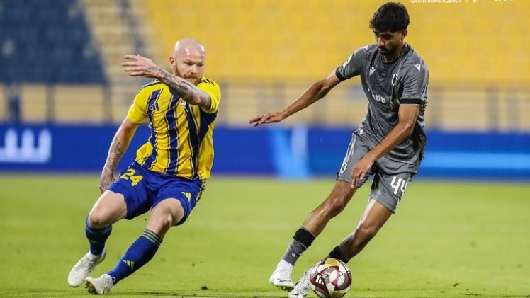 لقطة من المباراة