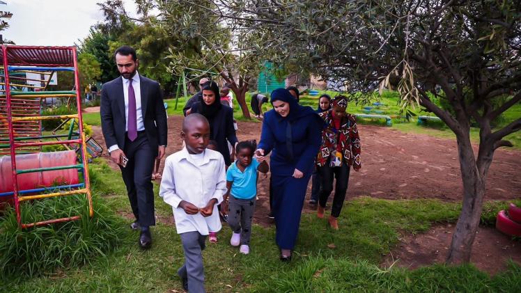 جانب من الزيارة