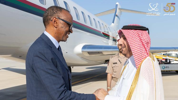 جانب من مراسم الاستقبال