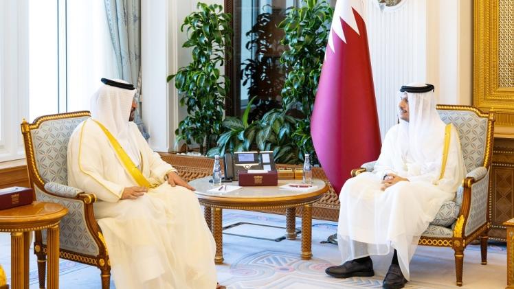 معالي رئيس الوزراء تسلم رسالة جلالة ملك البحرين