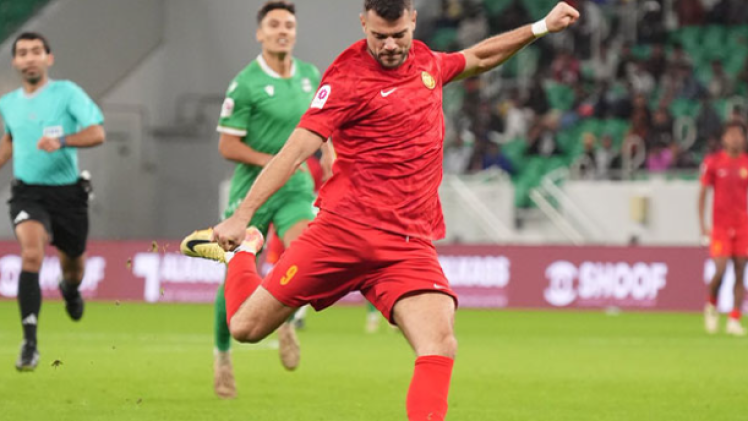 جانب من المباراة