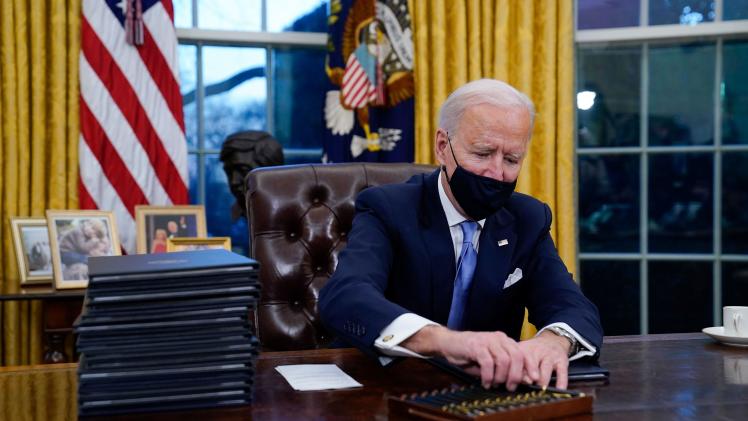 الرئيس الأمريكي السابق جو بايدن