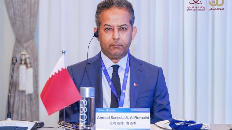 سعادة السيد أحمد بن سعيد الرميحي المدير العام لقنا