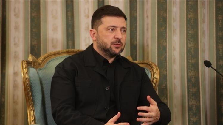 الرئيس الأوكراني فولوديمير زيلينسكي