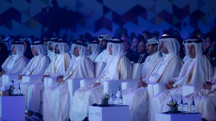 معالي رئيس مجلس الوزراء خلال الجلسة الافتتاحية للمؤتمر