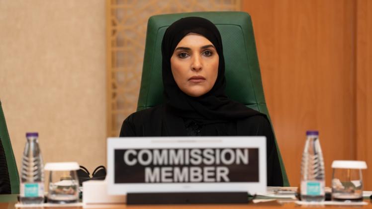 السيدة مريم بنت عبد الله العطية رئيسة اللجنة الوطنية لحقوق الإنسان