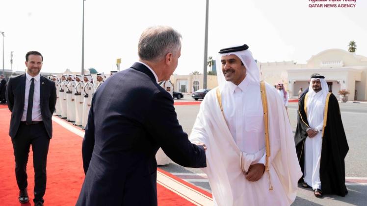 جانب من مراسم المغادرة