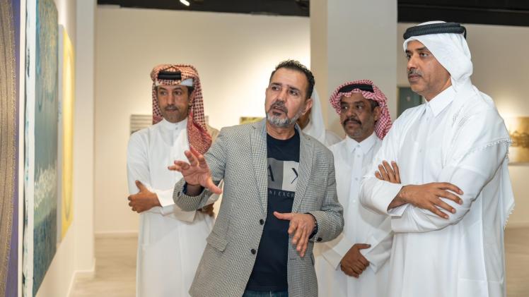 جانب من افتتاح المعرض