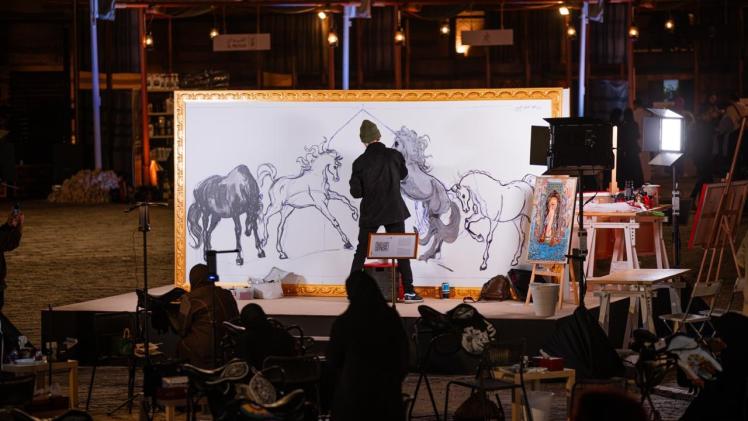 جانب من المهرجان