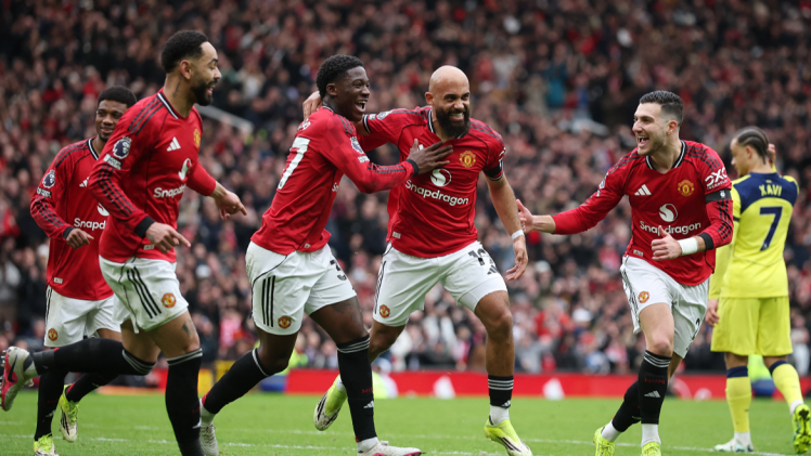 جانب من المباراة