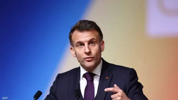 الرئيس الفرنسي إيمانويل ماكرون