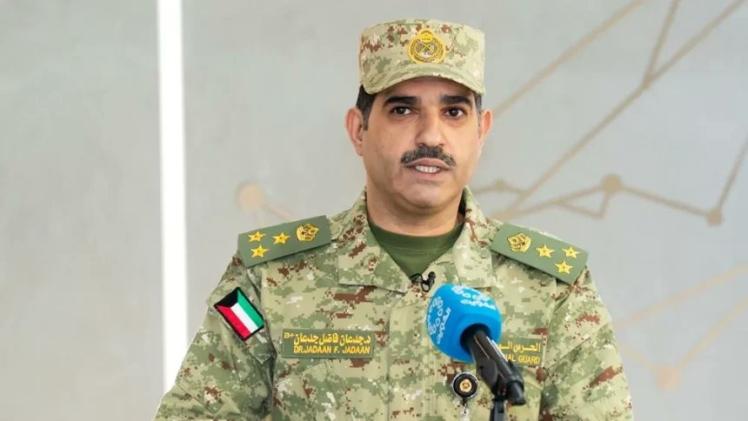 العميد جدعان فاضل المتحدث الرسمي باسم الحرس الوطني بالكويت