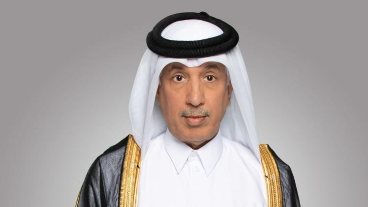 سعادة السيد سلطان بن سعد المريخي وزير الدولة للشؤون الخارجية