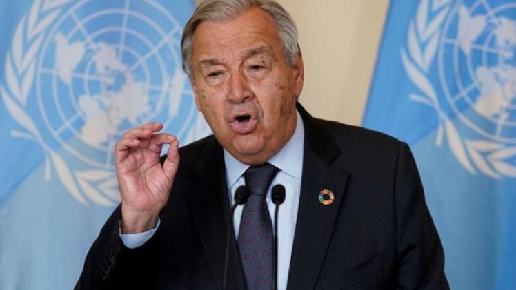 الأمين العام للأمم المتحدة أنطونيو غوتيريش