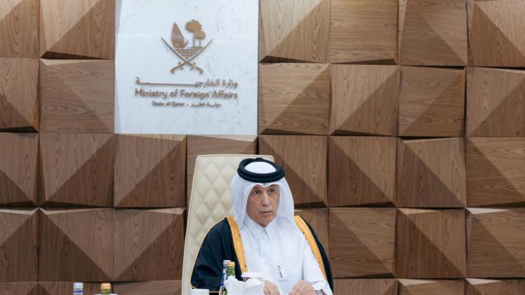 سعادة السيد سلطان بن سعد المريخي وزير الدولة للشؤون الخارجية