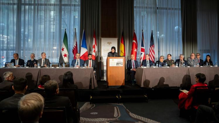 جانب من مشاركة سعادة الشيخة علياء أحمد بن سيف آل ثاني في الحدث