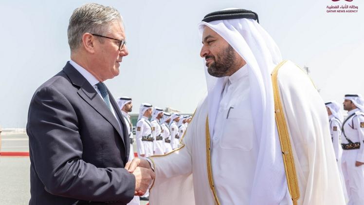 جانب من مراسم المغادرة