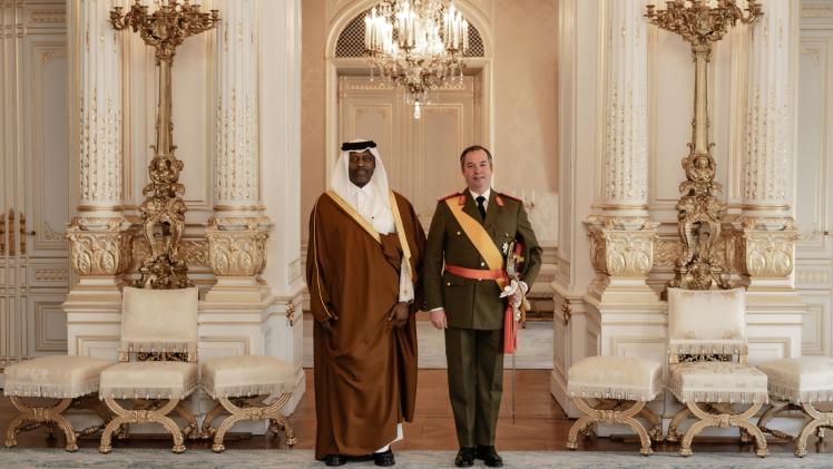 جانب من تسليم أوراق الاعتماد