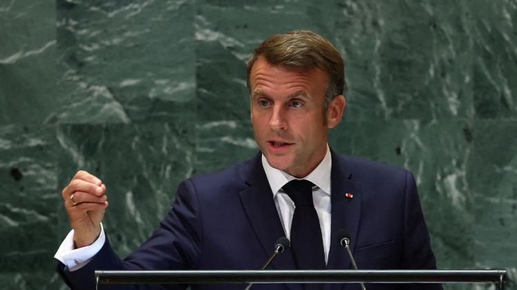 الرئيس الفرنسي إيمانويل ماكرون