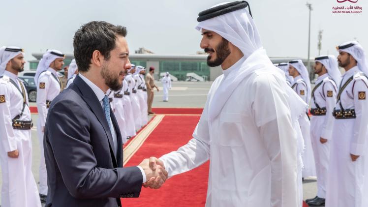 جانب من مراسم المغادرة