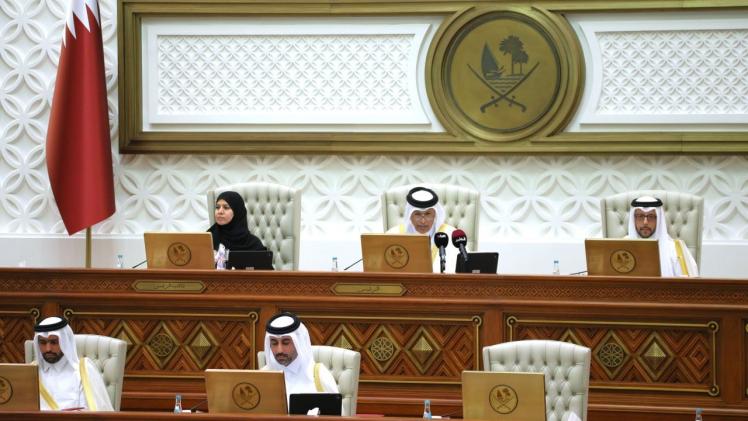 جانب من الجلسة الأسبوعية لمجلس الشورى