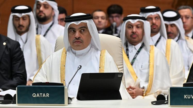 جانب من مشاركة سعادة وزير المالية في الاجتماعات