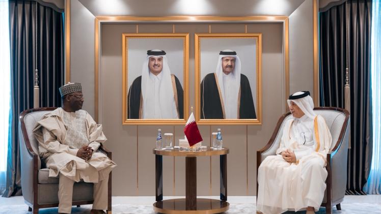 جانب من تسلم أوراق الاعتماد
