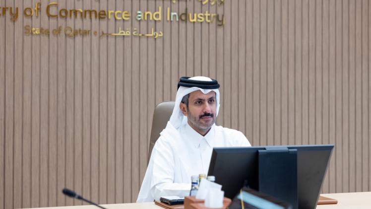 الشيخ فيصل بن ثاني بن فيصل آل ثاني وزير التجارة والصناعة