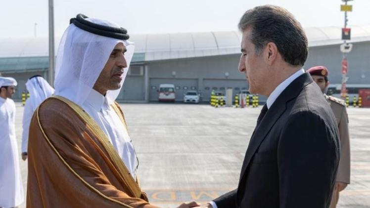 جانب من مراسم الاستقبال