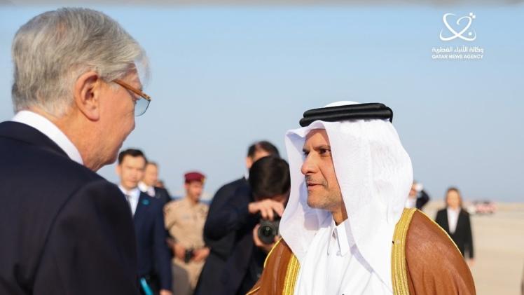 جانب من مراسم الاستقبال