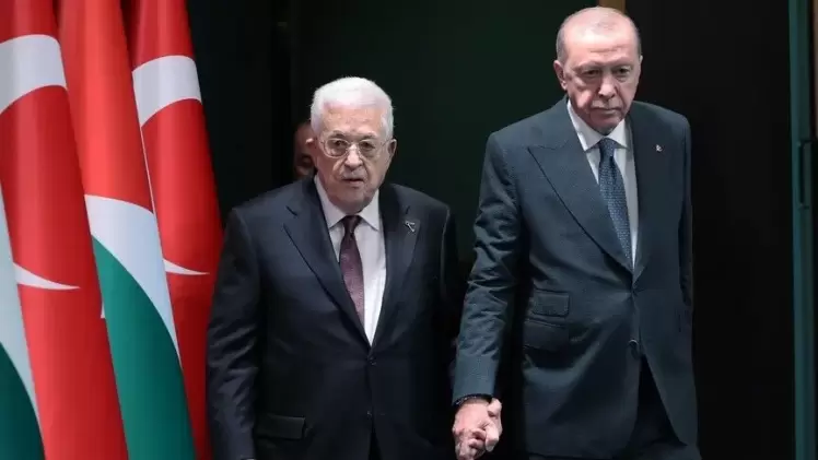 رجب طيب أردوغان ومحمود عباس