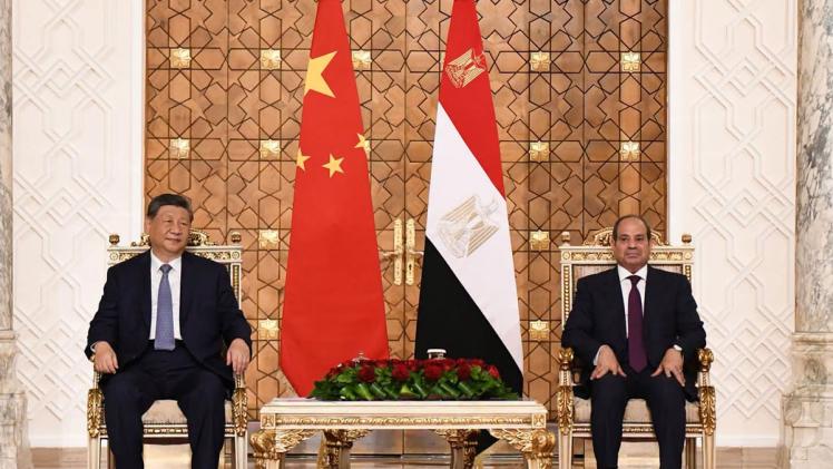 عبدالفتاح السيسي و شي جين بينغ
