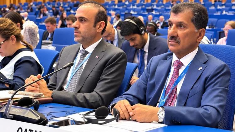جانب من مشاركة سعادة الأمين العام للخارجية في المؤتمر