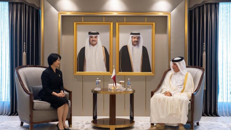 جانب من تسلم أوراق الاعتماد