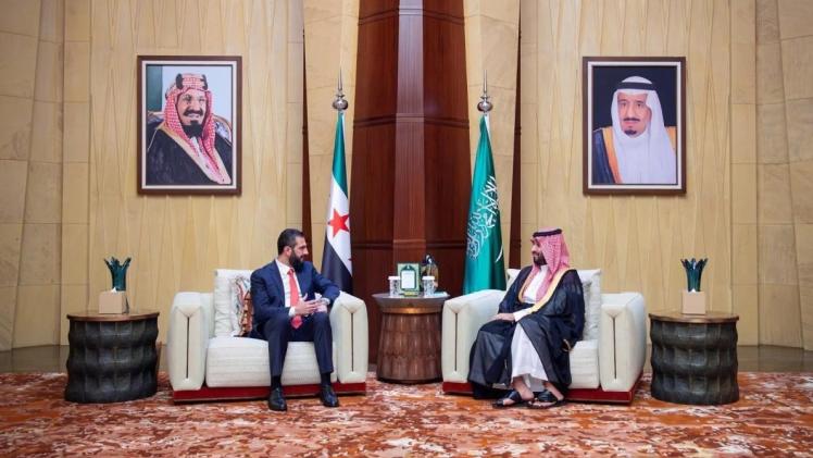 محمد بن سلمان وأحمد الشرع