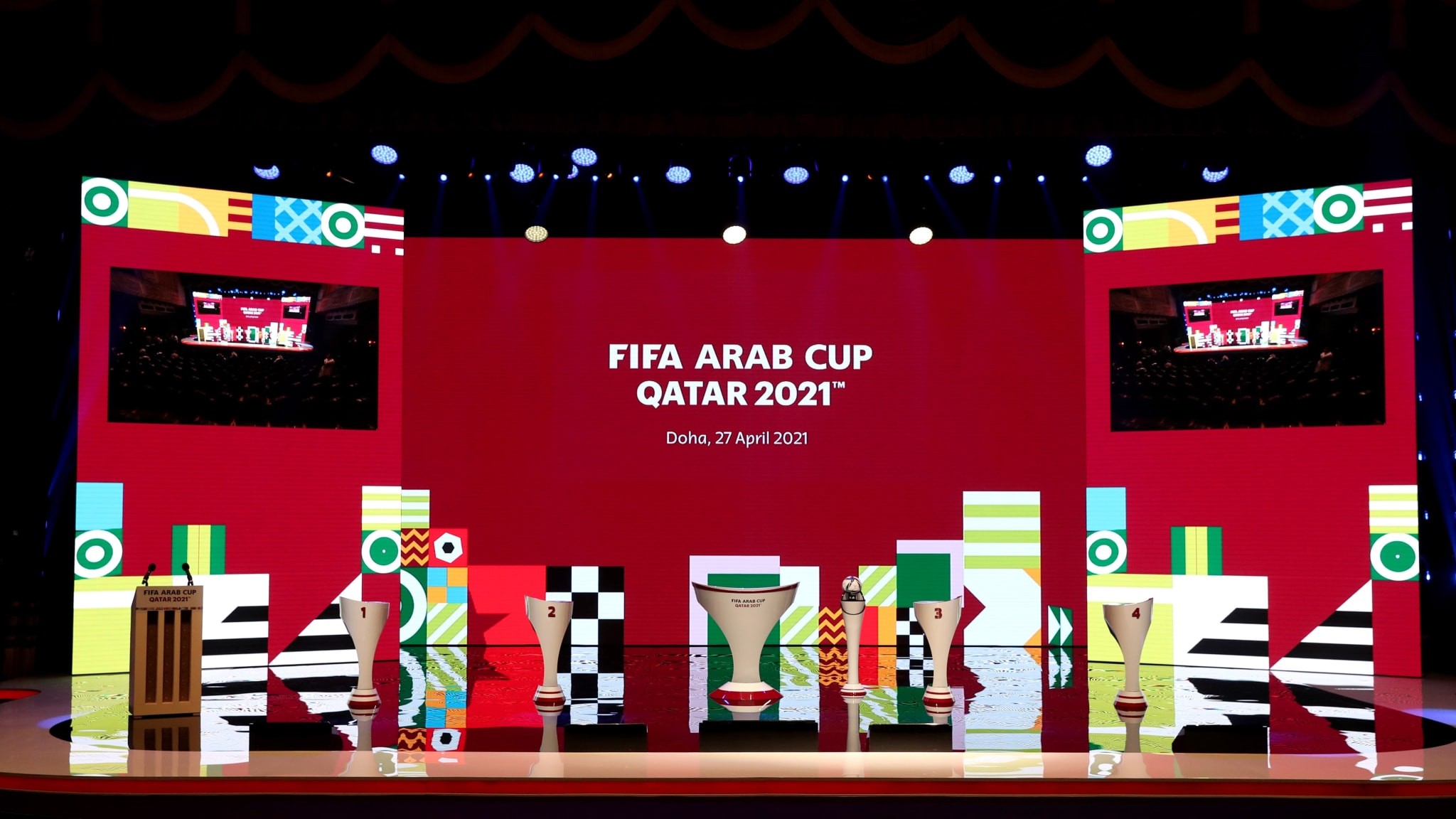 العرب قطر ٢٠٢١ كاس المنتخبات المتأهلة