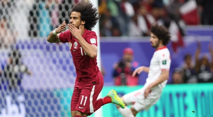 مباراة قطر وطاجيكستان