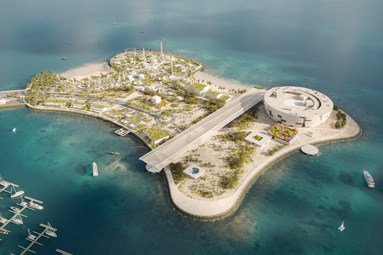 3. Aerial View of Al Maha Island