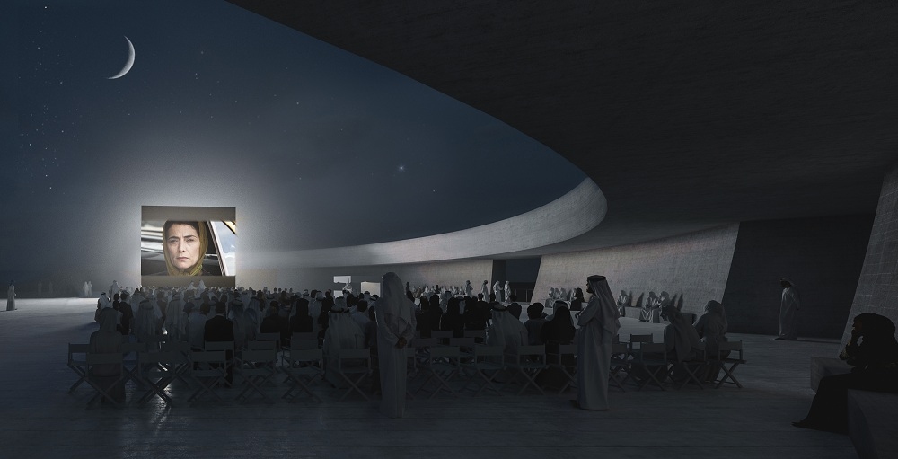 5. Lusail Museum, roof terrace with open air cinema